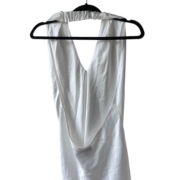 Show Me Your MuMu White Halter Mini Dress - Picture 8 of 12